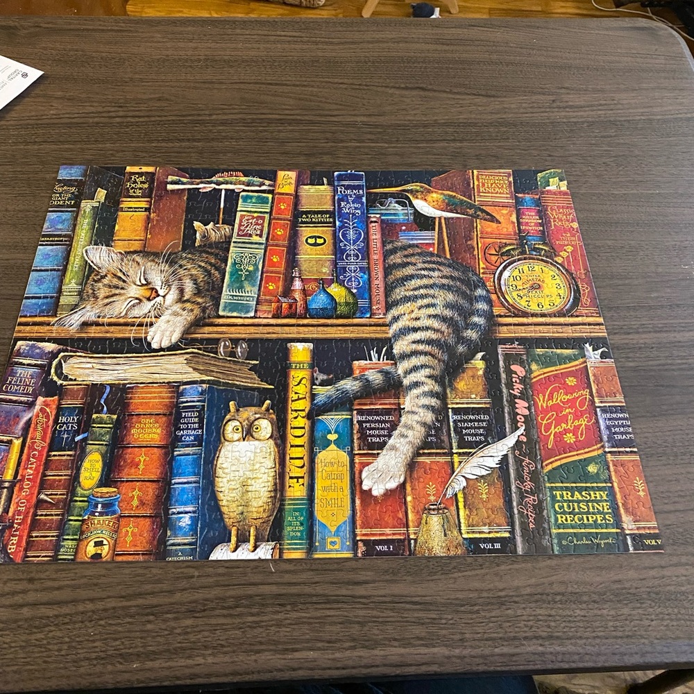 The cats of Charles Wysocki 750 piece puzzle.